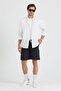 Unisex Striped Color Basic Shorts - 8