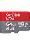 Ultra 64 GB microSDXC Memory Card + SD Adapter, Class 10, U1
