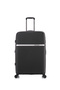 28 Inch Large Trolley Bag - Polypropylene Hard Shell Luggage - TSA Lock - 4 Wheels - Black - 2