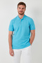 Cotton Regular Fit Stripe Detailed Buttoned Polo Collar 3-Pack t Shirt Men's t Shirt 5902118 - 2