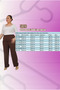 59016 Plus Size Crepe Trousers with Button Waist - Navy Blue - 3