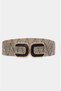 Black/İtal Straw Women's Belt, Jacket Belt, Dress Belt, Shirt Belt, Belt,