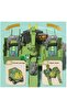 Electric Dinosaur Engineering Vehicle Set, T-Rex & Triceratops Track Puzzle Toy - 3