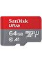 Ultra 64 GB microSDXC Memory Card + SD Adapter, Class 10, U1 - 2