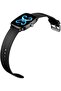 Risync Classic SA10 Smartwatch, Square Amoled Display, Black Silicone Band - 3