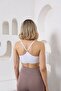 Women's White Strap Padded Sports Bustier Njsport24 - 3