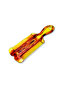Double-Sided Nit Comb with Handle, Fine-Toothed Hair Lice Removal Tool, Orange - 3