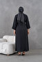 Pearl Detailed Belt Dress - 5