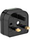 Incutex 2x Travel Adapter UK GB England Travel Adapter Type C 2-Pin on UK 3-Pin travel socket plug a - 4