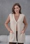 Women's Seasonal Knitted Model Knitwear Vest - 7