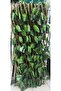 Artificial Leaf Privacy Screen with Expandable Wooden Frame - 2