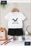 Children's Unisex “Surat 2 Gear Eye” Special Printed Crew Neck T-Shirt - Shorts Set