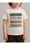 Boy's Appliqued Don'T Care Written T-Shirt - 3