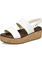 Brooklyn Cork Low Wedge Cream Women's Sandals - 2