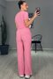Bubble Crop Pants Set - 7