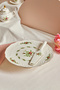 Vintage Rose 2-Piece Cake Serving Set with Spatula 30 cm Cream - 9