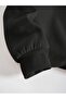Women's Design Heart Printed Crew Neck Black Sweatshirt Oversize Casual - 3