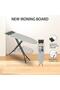 Adjustable Ironing Board with Iron Rest- Thick Felt Padding & Heat Resistant Cover for Easy Pressing - 3