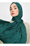 Diamond Cube Pattern Shawl - Emerald Green - - 2