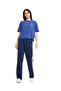 Patterned Active T-Shirt with Crew Neck and Short Sleeves - 2