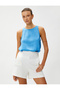 Basic Sleeveless Halter Neck Tank Top
