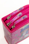 Pink Girl Patterned Pvc Three Compartment Girl Organizer Pen Holder Pencil Case -Cp7002 - 8