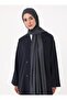 Premium Combed Cotton Shawl - Anthracite - St941-Tuva - 2