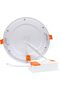 12W LED Recessed Ceiling Light Panel, 17cm Round, White, Ultra Slim - 7