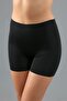 Recuperator Normal Waist Mini Laser Cut Black Corset Shorts Ol.01.Nb.9205 - 3