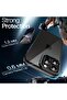 جراب G-Tech لهاتف iPhone 16 Pro مقاس 6.3 بوصة، ظهر شفاف مقاوم للخدش - أسود - 7
