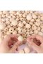 Natural Wood Beads 14mm 1 Pack of 50 Raw Dyed Wood Round Natural Beads Jewelry Design - 4