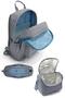 Goshopya Navy Blue Cobalt Blue Football Patterned 3-Piece School Bag Set Goset0123697 - 3