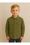 Boy's Parachute Fabric Shirt with Snap Pocket