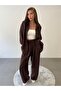 Elastic Waist Modal Shirt Pants Suit - 2