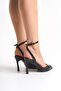 Ankle Strap High Heeled Women's Shoes 501 - 4