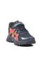 Navy Blue-Red Mesh Children's Sports Shoes 2540 F