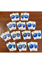 Cute Emotion - Facial Expressions Wooden Memory Matching Cards Turkish - English Memory Game - 2