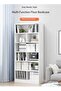 5-tier adjustable storage bookcase for home, bedroom, and living room 60x24x180 cm - 3
