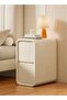 Narrow Nightstand with Storage Drawers 30x39x47 cm