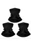 3-Pack Neck Collar Polyester Lycra Bandana Biker Neck Collar Athlete Neck Collar Sun Protection Multi-Purpose Buff