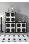 Stackable Solid Wood Nightstand with 2 Drawers 45x40x48 cm - 4