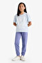 Purple Girl's Sweatpants Y1226A6/Pr510 - 2