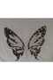 Viscose Butterfly Printed Stone Embroidered T-Shirt - 4