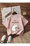 I love my mom Digital Print 100% Cotton Oversized Mother Daughter Child Fancy T-Shirt - 4