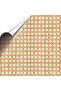 Wicker Look Cabinet Door Covering Foil Hazeran Wicker Self Adhesive Foil 60cm X 100cm - 3