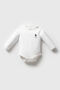 U.S. Polo Assn Baby Boy Blue 3-Piece Bodysuit Set - 3