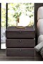 Rotatable Nightstand with 3 Drawers 50x40x48 cm - 2