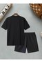 Men's Billionaire Printed Oversize T-Shirt Shorts Set - 3