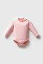 U.S. Polo Assn Baby Girl Pink 3-Piece Body Set - 4