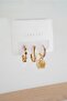 Women's Vip Series Zircon Stone 3-Piece Earrings - 2